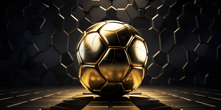 Gold on sale soccer ball