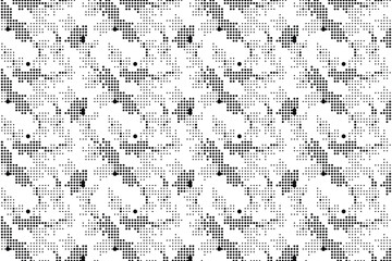 Seamless halftone dots pattern. Vector illustration
