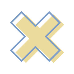 Obraz premium Geometric Shape Memphis