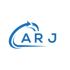 ARJ letter logo design on white background. ARJ creative initials letter logo concept. ARJ letter design.	
