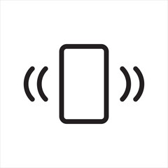 vibration on phone icon vector illustration symbol