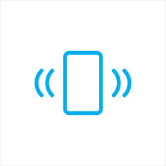 vibration on phone icon vector illustration symbol