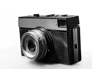 Analogue film camera.