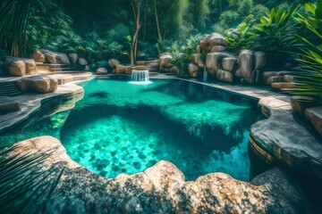 pool in the resort