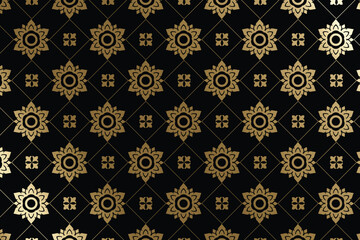 Line Thai. Thai pattern background decoration for printing, fabrice, web, poster, banner, and card concept vector illustration