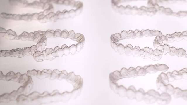 Invisalign Braces Transparent Plastic Retainers align dental treatment, tooth aligners, laboratory