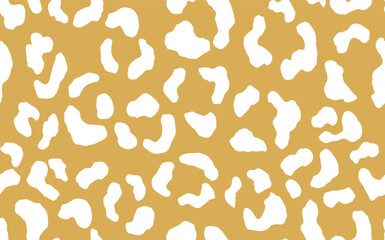 Abstract modern leopard seamless pattern. Animals trendy background. Color decorative vector stock illustration for print, card, postcard, fabric, textile. Modern ornament of stylized skin