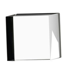 Transparent cube 3D
