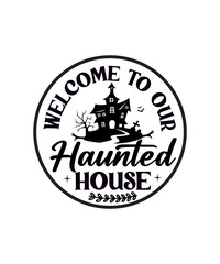 Obraz premium Round Halloween Svg Bundle, Halloween Door Hanger Svg, Round Halloween Sign Svg, Halloween Door Sign Svg, Halloween Round Sign Svg, Png File,Halloween Round Sign svg Bundle, Halloween Round Door Hange