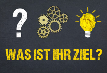 Obraz premium Was ist Ihr Ziel? 