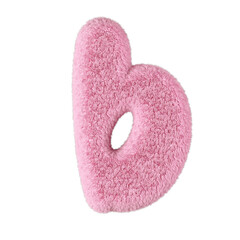 Fluffy letter b 3D