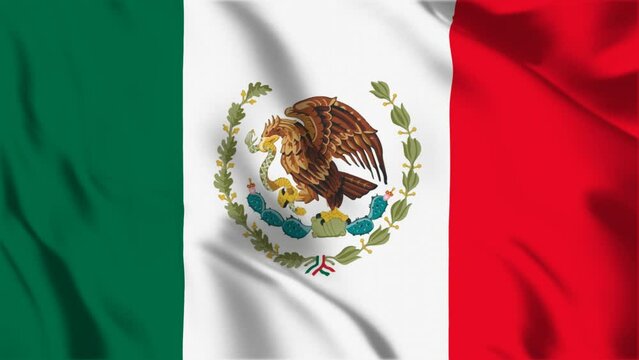 waving flag of Mexico