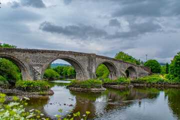 Old Bridge in Stirling, Scotland, Great Britain.
