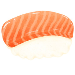 sushi with salmon