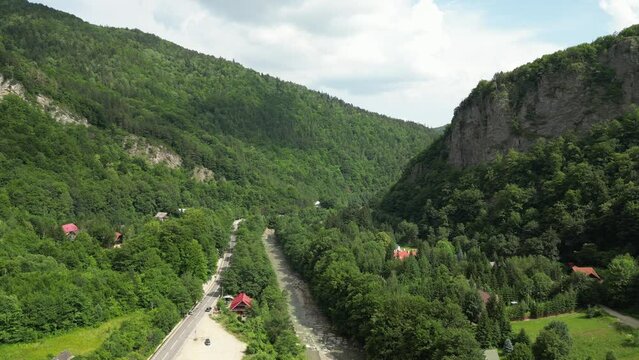 Bird's-Eye View: Exploring the Beauty of Lepsa, Romania's Mountain Gem