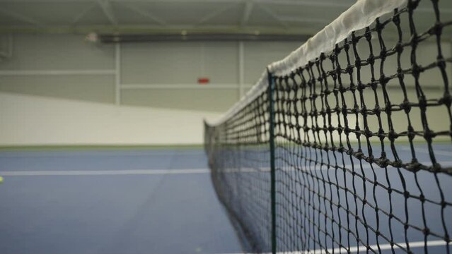 Tennis Balls Skipping The Net (25 fps)