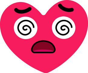 Heart Face Dazed Stun