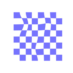 Wavy Checkerboard Pattern
