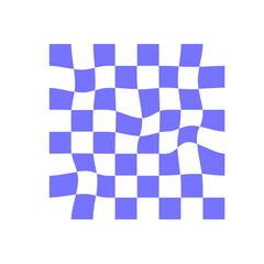 Wavy Checkerboard Pattern