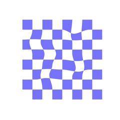 Wavy Checkerboard Pattern