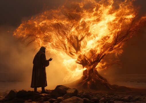 Moses Burning Bush Images – Browse 600 Stock Photos, Vectors, and Video | Adobe Stock