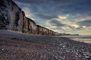 Veules les Roses cliffside shoreline