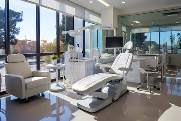 Luminous Health Hub - Uninhabited Dental Clinic with Pristine Equipment