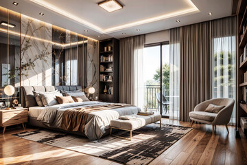 interior of a bedroom