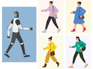 Robot People Joint work AI Collaboration Teamwork
