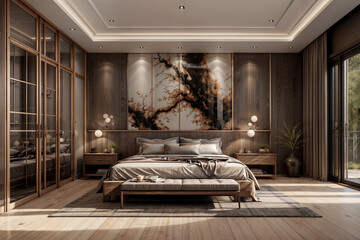 luxury hotel room
