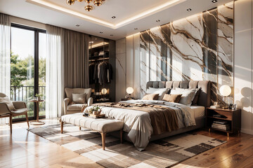 luxury hotel room