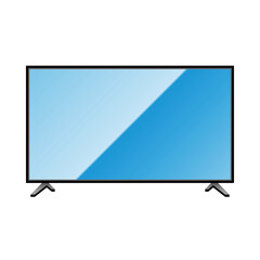 Naklejka premium シンプルなイラスト_大型テレビ