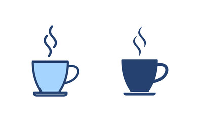 coffee cup icon vector. cup a coffee sign and symbol