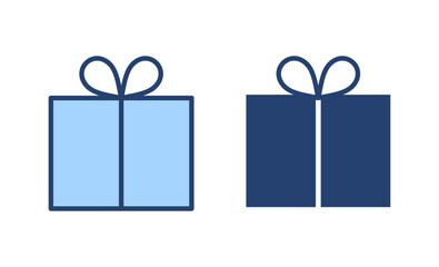 Gift icon vector. gift sign and symbol. birthday gift