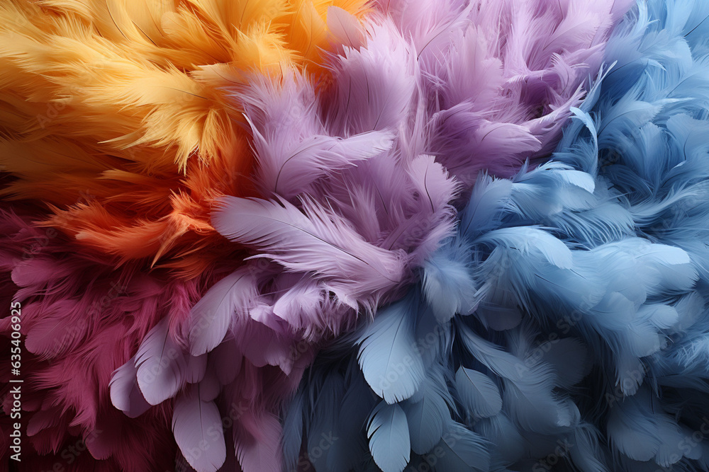 Aufkleber beautiful trends cotton pattern texture background. macro photography view. generative ai technology