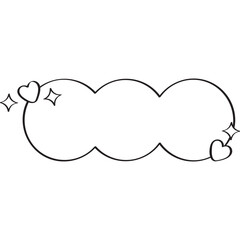 Label banner illustration