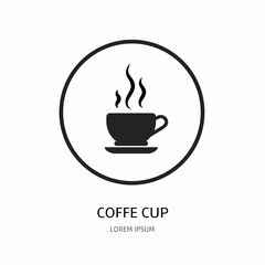 Logo vector design for business. Coffee cup logos.