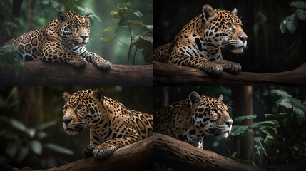 leopard Collage