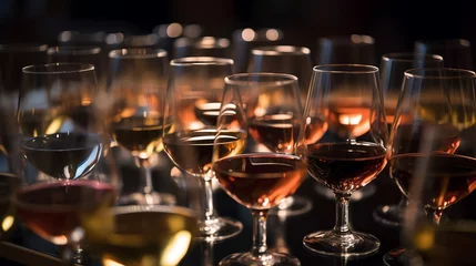 Fototapeten glasses of wine © Tim Kerkmann