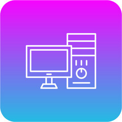 Tower Computer Icon