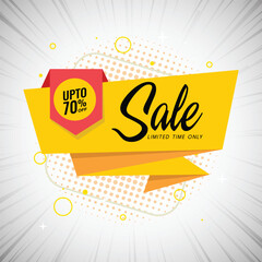 Super sale banner. Sale poster