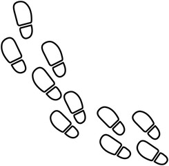 Footprint  Shoes  Sign