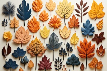 Leafy Artistry Intricate designs - stock photo concepts