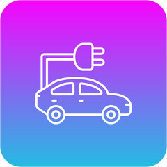 Electric Car Icon