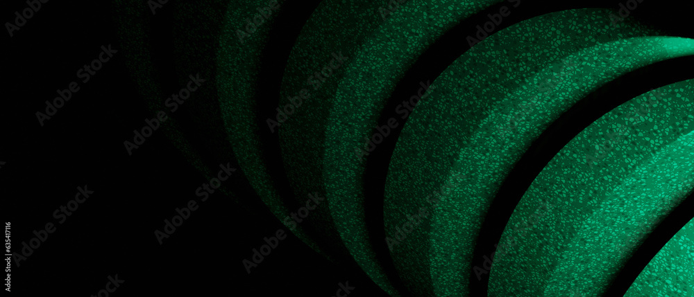 Canvas Prints concrete abstract minimal spiral architecture design green background smooth mini spot color texture