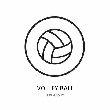 Logo vector design for business. Volleyball logos.