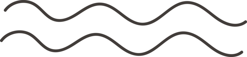 Lined Waves Element