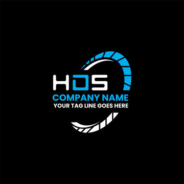 HDS letter logo creative design with vector graphic, HDS simple and modern logo. HDS luxurious alphabet design  