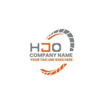 HJO letter logo creative design with vector graphic, HJO simple and modern logo. HJO luxurious alphabet design  