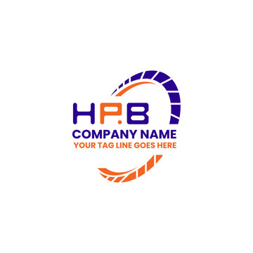 HPB letter logo vector design, HPB simple and modern logo. HPB luxurious alphabet design  